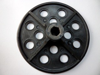 Disc pluck fingers
